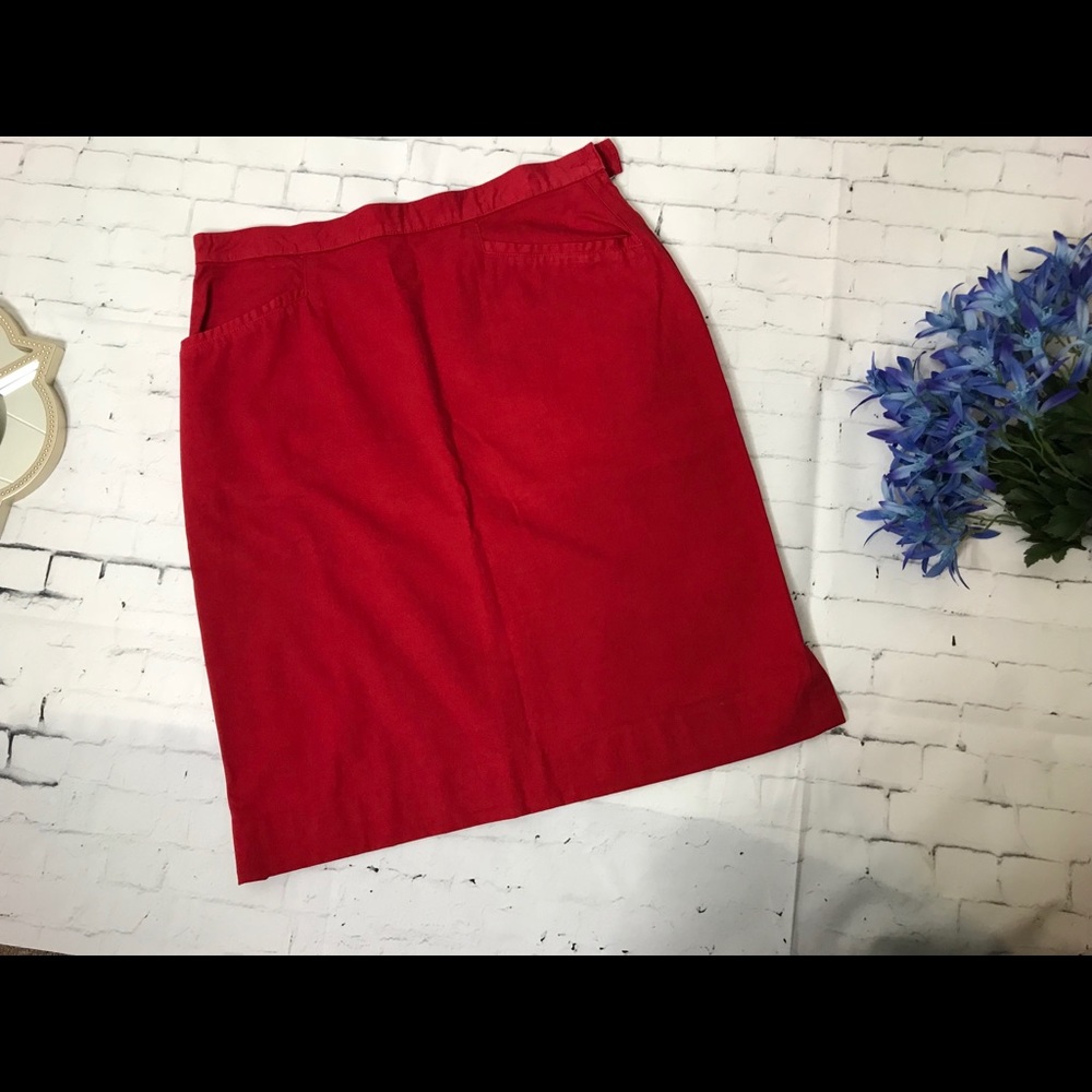 Red Pencil Skirt Made in Italy 🇮🇹
